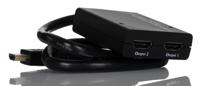195-4342 RS PRO 2 Port 1 Input 2 Output HDMI Splitter 4K x 2K