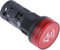 xb5ks2b4 Schneider Electric Harmony XB5 Series Red Buzzer Beacon, 24 V ac/dc, IP66, IP67, IP69, Base Mount, 90dB at 1 Metre
