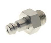 176-1960 RS PRO Nickel Plated Brass Male Coupler Nipple, G 1/4 Male 1/4in Threaded