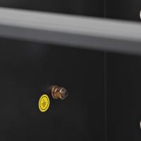 wallmount4 StarTech.com Black 4U Steel Server Rack , with 2-Post Frame