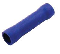 534-648a RS PRO Butt Splice Connector, Blue, Insulated, Tin 16 → 14 AWG