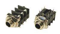 175-0155 RS PRO Jack Connector 6.35 mm PCB Mount Stereo Socket