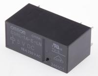 g5rl-1a-e-ln-dc5 Omron PCB Mount Power Relay, 5V dc Coil, 16A Switching Current, SPST