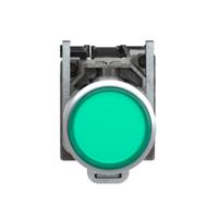 xb4bw33m5 Schneider Electric Harmony XB4 Series Illuminated Push Button, Panel Mount, 22mm Cutout, SPDT, IP66, IP67, IP69(IP69K)