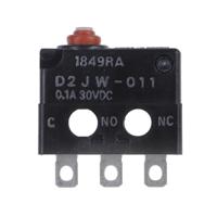 d2jw-011 Omron Pin Plunger Micro Switch, Solder Terminal, 100 mA @ 30 V dc, SPDT, IP67