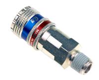 103202152 CEJN Brass, Steel Male Pneumatic Quick Connect Coupling, R 1/4 Male Threaded