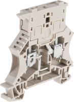1011000000 Weidmuller  WSI Series Dark Beige, 6mm², Single-Level, Screw Termination, Fused