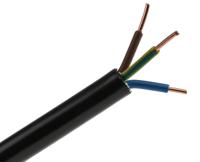 902-8290 RS PRO NYY-J 2.5 mm² 3 Core Power Cable, Black PVC, 50m