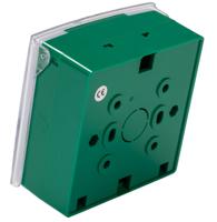 192-4551 RS PRO Green Emergency exit unlocking box, Button Operated, Resettable, 25 x 85 x 85mm