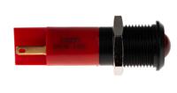 210-866 RS PRO Red Panel Mount Indicator, 24V dc, 14mm Mounting Hole Size, Solder Tab Termination