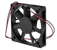 541-4993 RS PRO Axial Fan, 12 V dc, DC Operation, 34m³/h, 1.1W, 90mA Max, 80 x 80 x 15mm