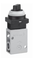 vm220-f02-34ba SMC Twist Selector Pneumatic Relay Mechanical Valve VM200 Series, G 1/4, 1/4in, III B