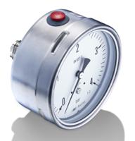 mex5-f30b15 Bourdon G 1/2 Analogue Pressure Gauge 1bar Back Entry 100mm Outside Diameter