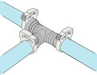 191-10069-snp6e-pom-na HellermannTyton POM SNP-Series hose clip, 24mm Band Width, 12mm ID