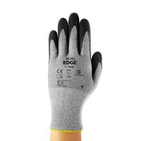 48702100 Ansell 48-702 Grey Nylon Work Gloves, Size 10, Nitrile Foam Coating