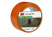 764 3M  Orange PVC 33m Lane Marking Tape, 0.13mm Thickness