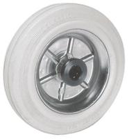 12058g LAG Black, Grey Rubber Non-Marking, Quiet Operation, Shock Absorbing Trolley Wheel, 80kg