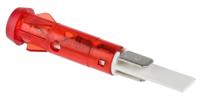 c0276aanaa Arcolectric (Bulgin) Ltd 0276 Series Red Neon Panel Mount Indicator, 230V ac, 9.5mm Mounting Hole Size, Solder Tab