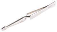 5-155 Bernstein 160 mm, Nickel Plated Steel, Serrated, Tweezers