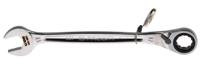 46717sls Facom 467 Series Combination Ratchet Spanner, 17mm, Metric, Height Safe, Double Ended, 225 mm Overall