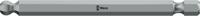 05059680001 Wera Ball End Hexagon Screwdriver Bit, 3 mm Tip, 1/4 in Drive, Hexagon Drive, 89 mm Overall
