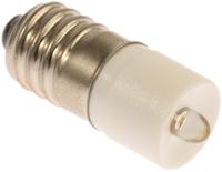 204-350 RS PRO White LED Indicator Lamp, 12V ac/dc, E10 Base, 10mm Diameter, 2070mcd