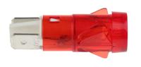 c287000nad Arcolectric (Bulgin) Ltd 2870 Series Red Neon Panel Mount Indicator, 230V ac, 12.7mm Mounting Hole Size, Solder Tab
