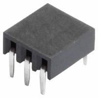 m20-7890346 HARWIN Right Angle Through Hole Mount PCB Socket, 3-Contact, 1-Row, 2.54mm Pitch, Solder Termination
