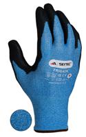 sky90 Skytec Trigata Blue Polyurethane Work Gloves, Size 9, Polyurethane Coating