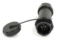 304-745 RS PRO Industrial Circular Connector, 6 Contacts, In-Line, SY21 Connector, Socket, Male, IP67, SY2111C Series