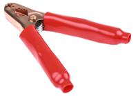 bu-41a-2 Mueller Electric Crocodile Clip, Copper-Plated Steel Contact, 200A, Red