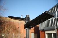 eclipse-36 TradeTuff Eco Solar, Solar Powered Solar Powered LED Floodlight, 36 LED, 36 W, 2000 lm, IPX5 PIR, 7.4 V