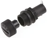 htc-30m Eaton 6.3A Panel Mount Fuse Holder for 5 x 20mm Fuse, 1P, 250V ac
