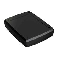 192-0717 RS PRO Black ABS Enclosure, IP64, IK07, Black Lid, 184.7 x 144.6 x 38.5mm