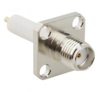 901-9887-rfx Amphenol RF, Jack Flange Mount SMA Connector, 50Ω, Solder Termination, Straight Body
