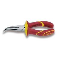 1168mq-200 BETA Long Nose Pliers, 200 mm Overall, Bent Tip, 76mm Jaw