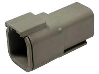 dtm04-6p Deutsch, DTM Automotive Connector Socket Grey 6 Way DTM04-6P