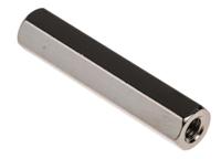 806-6705 RS PRO Standoff, M4 x M4 Thread, 35mm Body, Brass, Female/Female
