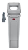 2007913 Rubbermaid Commercial Products Rubbermaid 87L Grey Hinged Plastic Waste Bin