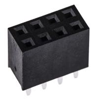 m20-7830446 HARWIN Straight Through Hole Mount PCB Socket, 8-Contact, 2-Row, 2.54mm Pitch, Solder Termination