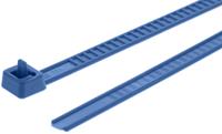 115-00006-lr55r-pa66-bu HellermannTyton Cable Tie, Releasable, 195mm x 4.7 mm, Blue Polyamide 6.6 (PA66), Pk-25