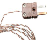 e25064type-t-welded-tipptffe2-mcmpti CorregeE250 Type T Thermocouple 2m Length, 0.2mm Diameter, -40°C → +200°C