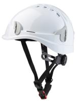 alpinw SINGER SAFETY ALPINW White Hard Hats with Chin Strap, Adjustable