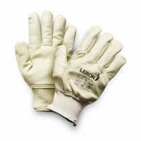 gt350fhp26-10 Lebon Protection GT350/FHP/26 Beige Leather Leather Cut Resistant Gloves, Size 10, Uncoated Coating