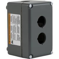 9001ky2 Schneider Electric Aluminium 9001K Control Station Enclosure - 2 Hole 30mm Diameter