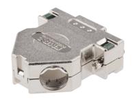 fmd2-1731110096 FCT from Molex FMD Series Die Cast Zinc Angled D Sub Backshell, 15 Way, Strain Relief