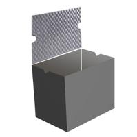 43865 Zarges K470 High Density Rectangular Foam Insert, For Use With K450 Case Model 40723, K470 Case Model 40564