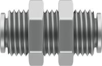 npqh-h-q8-e-p10 Festo NPQH Series Bulkhead Tube-to-Tube Adaptor, Push In 8 mm to Push In 8 mm, Tube-to-Tube Connection Style, 578301