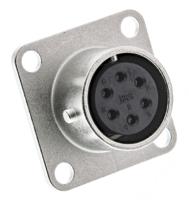 rm12brb-6s81 Hirose Circular Connector, 6 Contacts, Panel, Miniature Connector, Socket, Female, RM Series