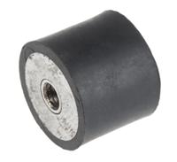 171-2621 RS PRO M6 Anti Vibration Mount, Female Buffer Foot with 42.32kg Compression Load